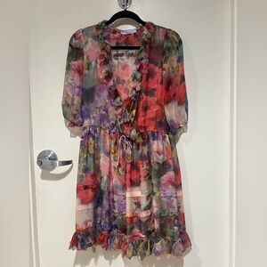 *Blumarine Floral Dress*